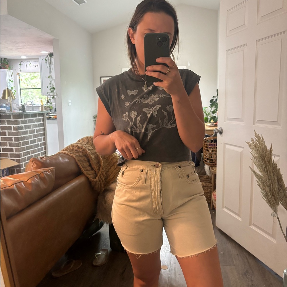 Vintage swatch Jean shorts